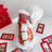 Hooded Tang suit New Year outfit for pets in Red Tassel, side view