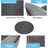Easy Clean EVA Cat Litter Mat with Anti-Slip Textured Base