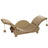 Corrugated cardboard cat scratcher rocking lounge with mat, photo 5 of 29