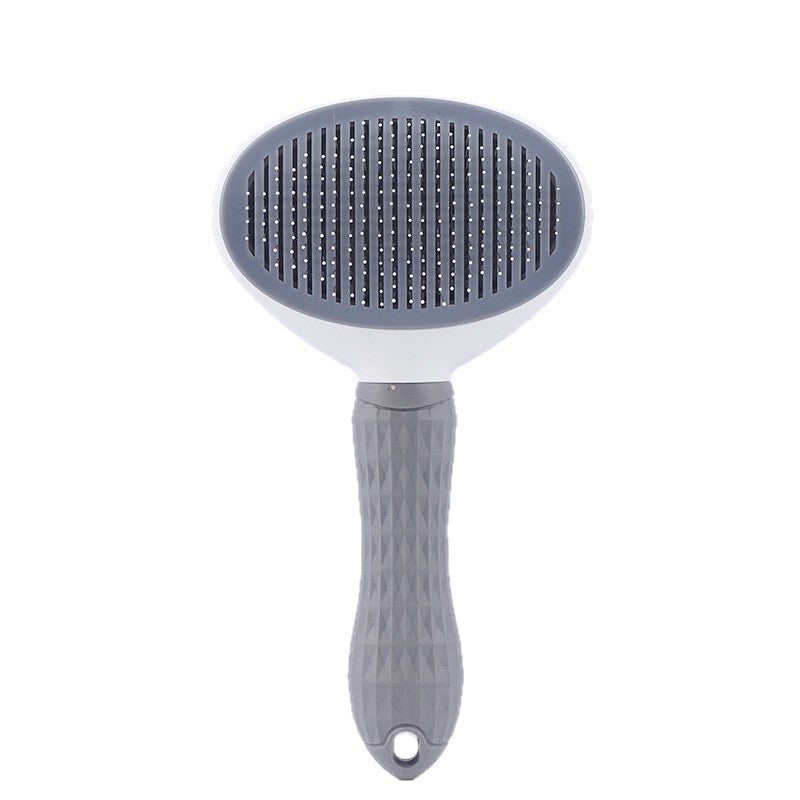 Anti-Slip Grip Slicker Brush with Stainless Steel Pins for Pets