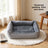 Soft flannel pet bed for dogs and cats, detail photo 6