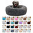 Round Long Plush Donut Bed for Cats and Small Dogs, Washable