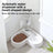 Dual-Bowl Pet Water Dispenser and Food Bowl with Anti-Spill Heart Design