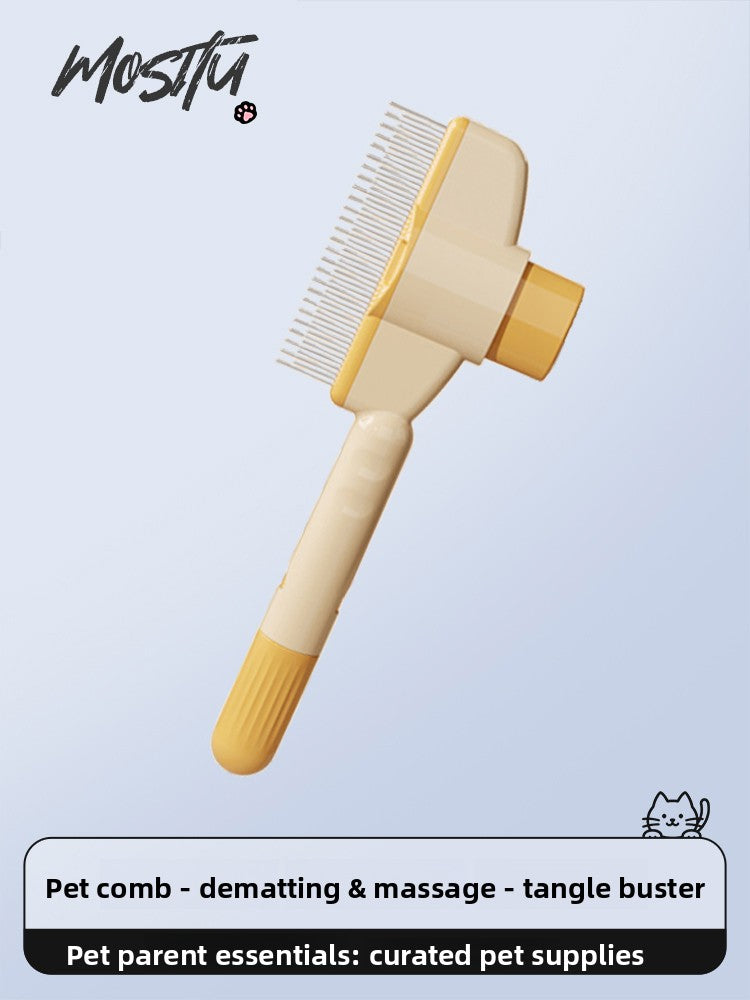 Cat Detangling Comb and Flea Comb, Gentle Grooming Brush