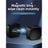 Magnetic double sided aquarium glass cleaner, black or white, view 2