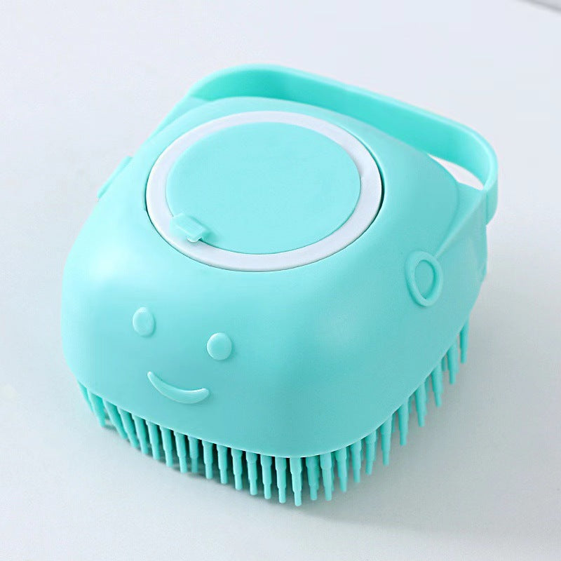 Pet bath brush with shampoo dispenser, additional product photo