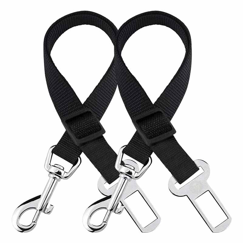 Nylon dog car seat belt lead, ideal for car journeys