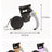Retractable double dog lead with LED light, available from Pet Royale UK