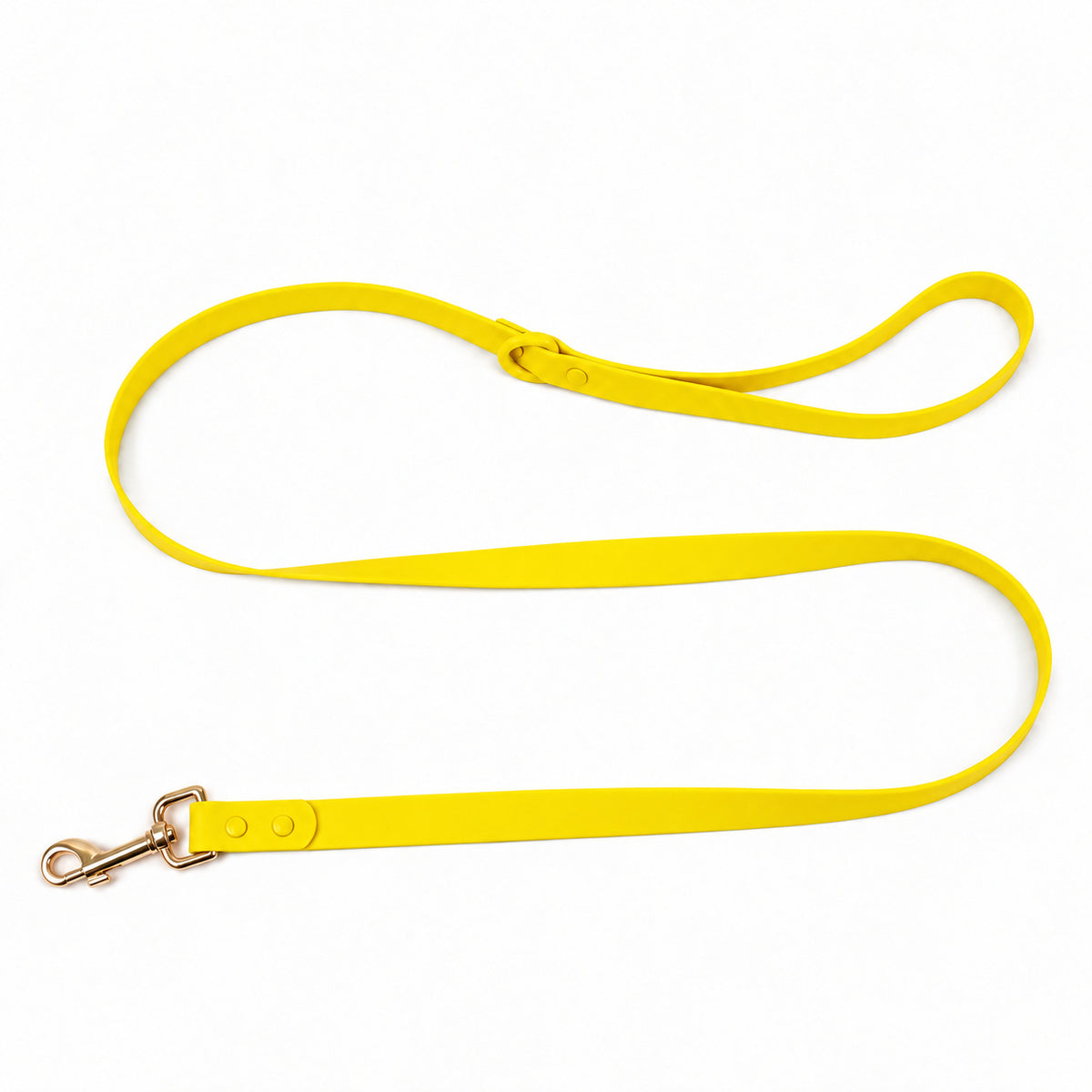 Waterproof PVC dog lead in bright colours, 3 sizes available