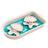 Dog puzzle slow feeder bowl in Sailboat Double Bowl, Sea Green