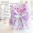 Small dog wearing a pink cotton princess dress