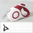 Glow in the dark retractable dog lead with one touch brake