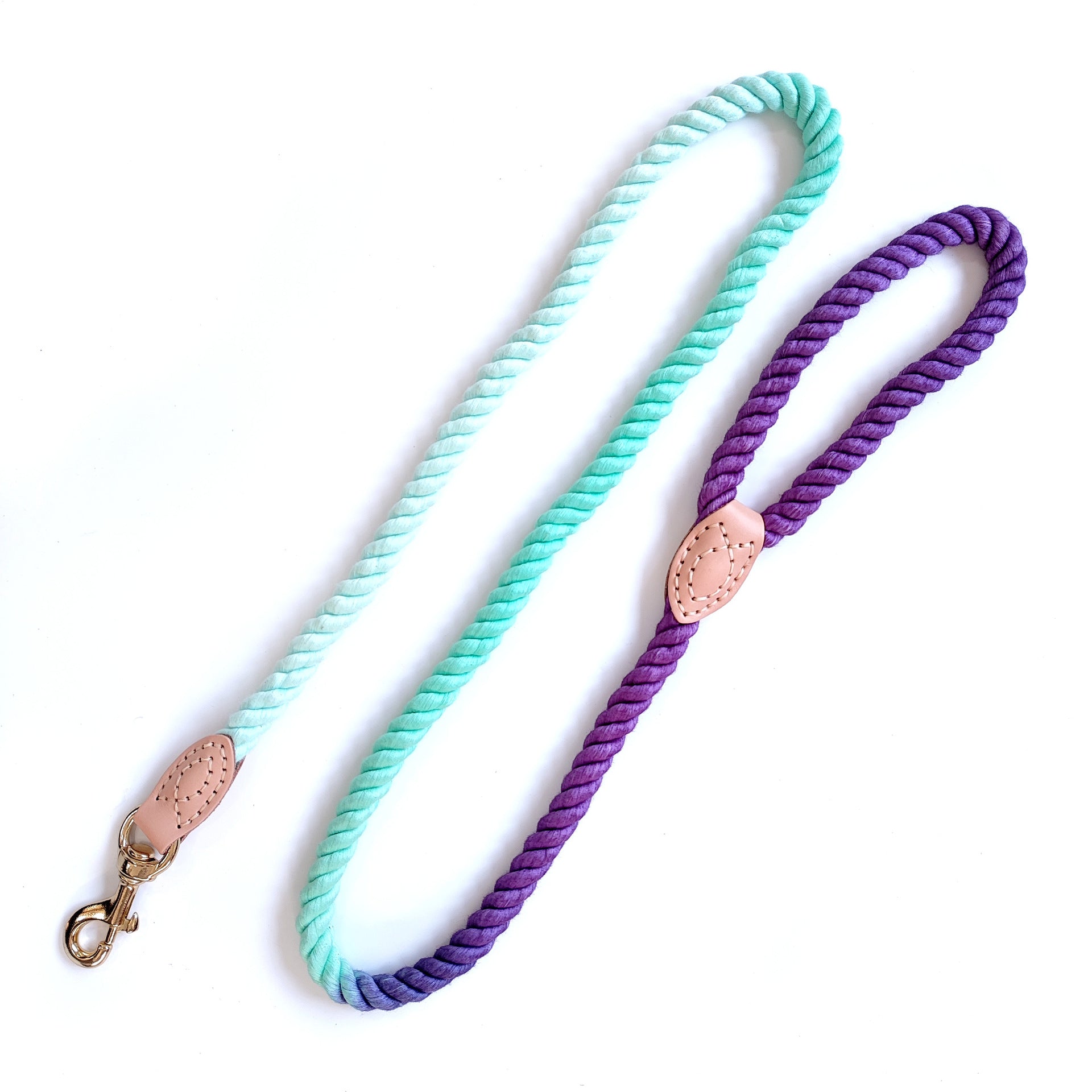 Braided cotton dog lead, available from Pet Royale UK