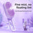 Manual Steam Spray Grooming Comb, Water Mist Massage Brush