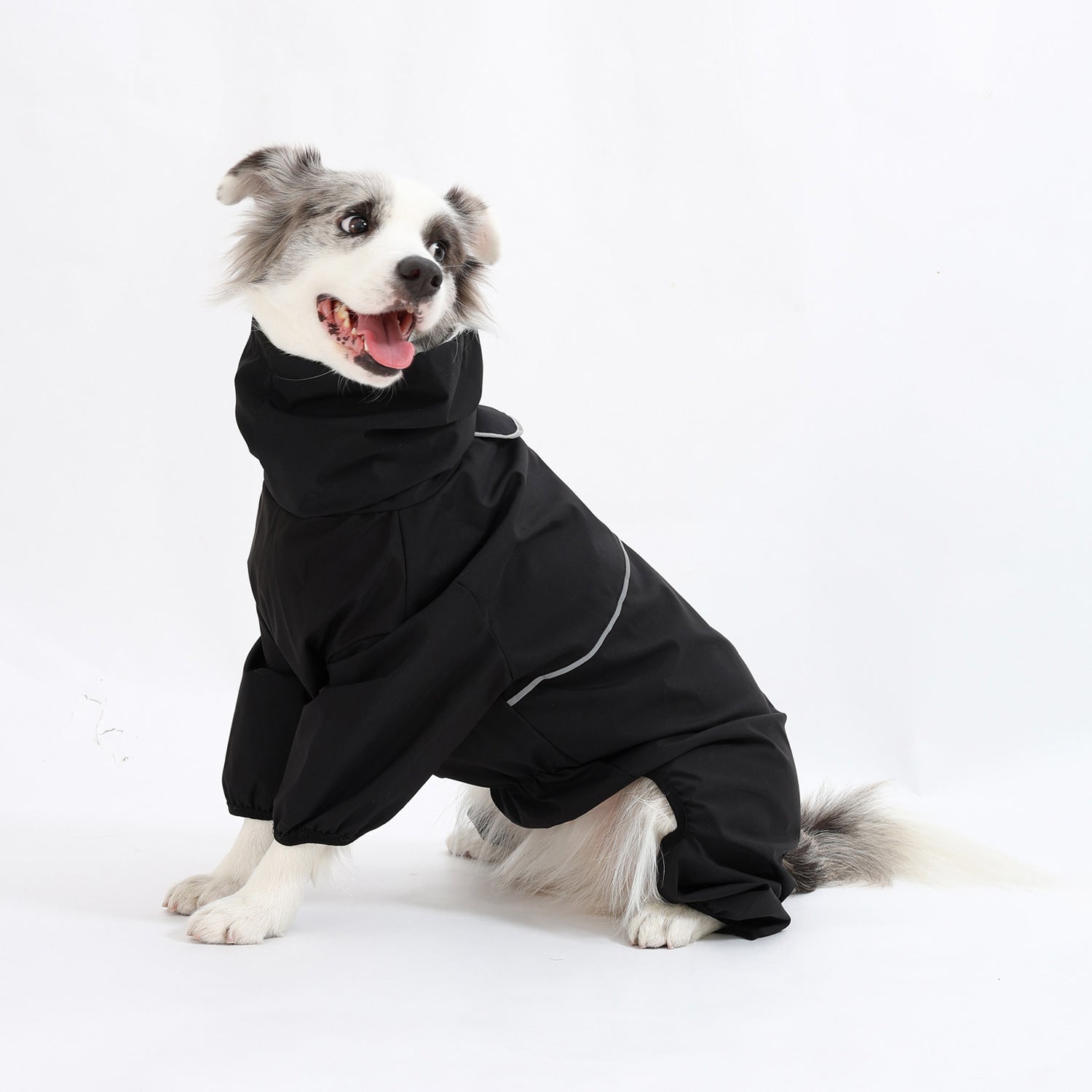Waterproof windproof raincoat for large dogs, available in 3 colours, image 21