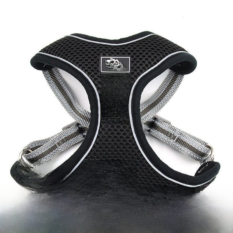 Mesh reflective dog harness, main product photo from Pet Royale UK