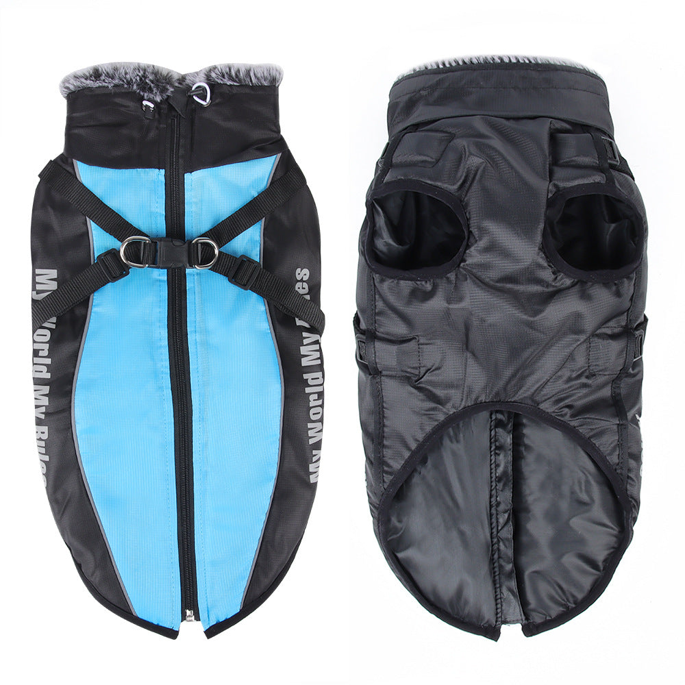 Warm reflective raincoat for large dogs, available in 9 colours, image 15