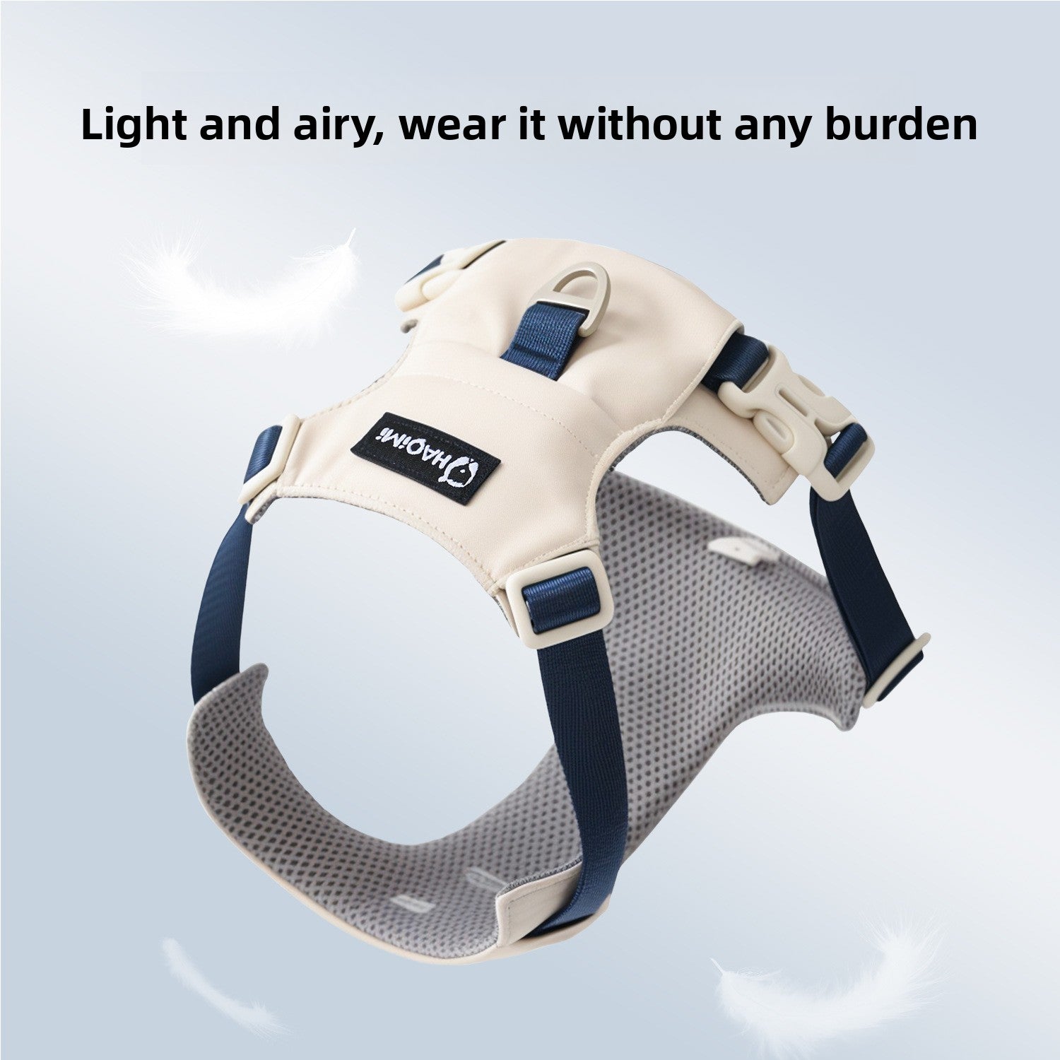 Water-resistant Oxford vest dog harness, 3 sizes available