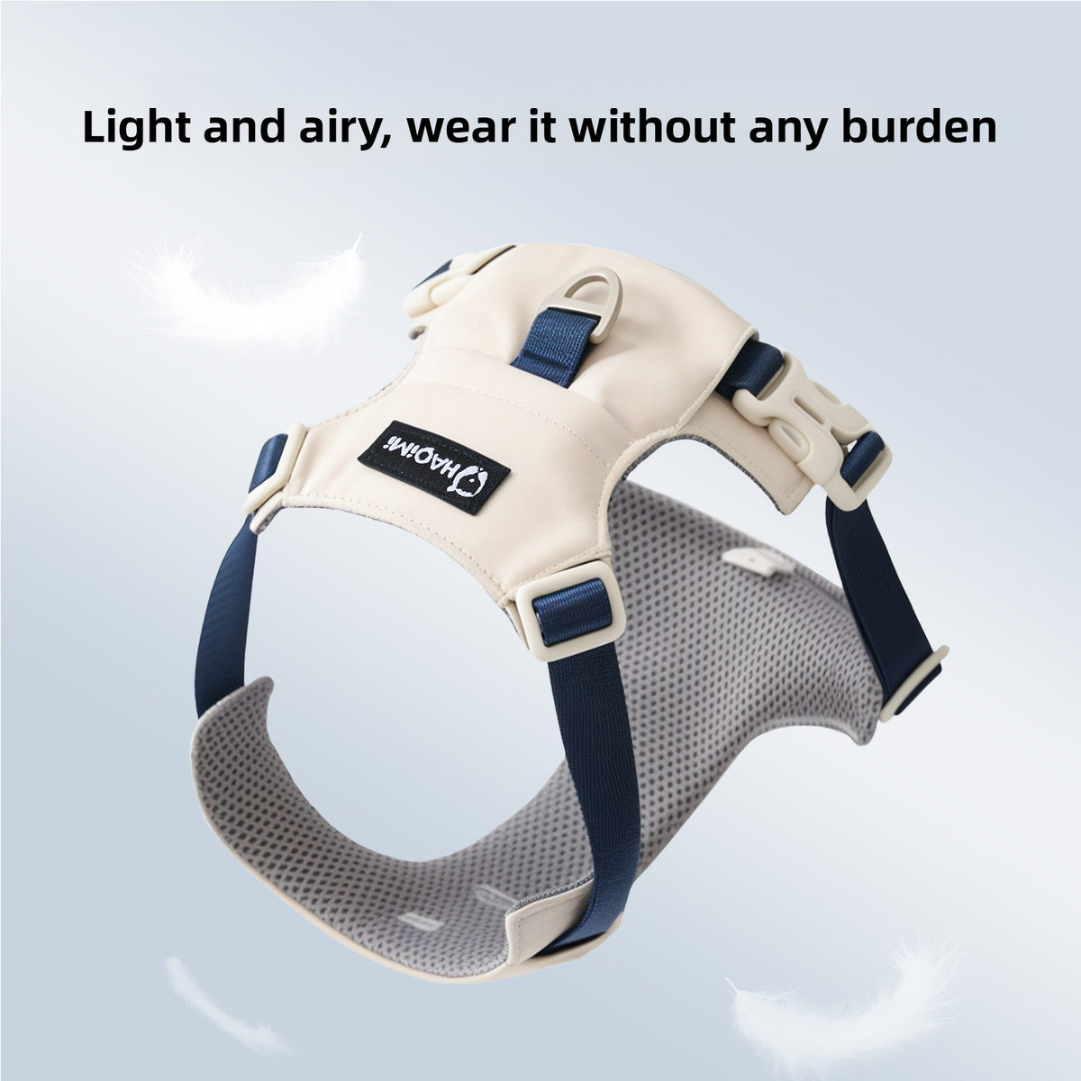 Water-resistant Oxford vest dog harness, 3 sizes available