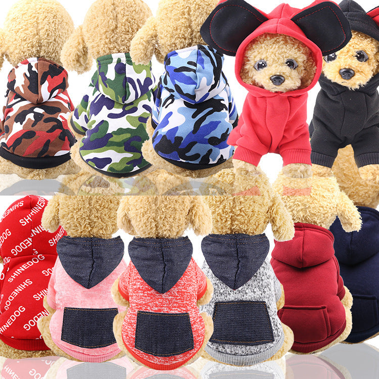 Pet sweatshirt with pocket for dogs and cats, available in 15 colours, image 1