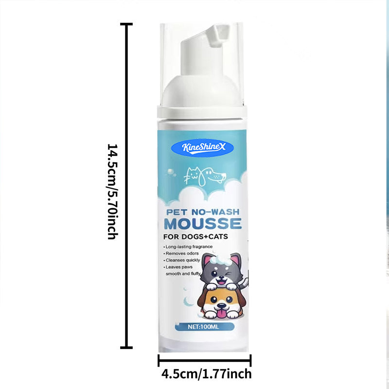 Waterless Foam Dry Shampoo Towels for Dogs and Cats, No Rinse