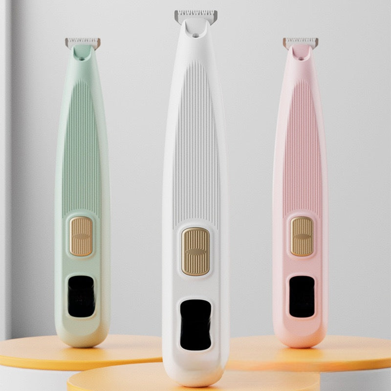 Digital Display Pet Paw Clipper, Two-Speed Quiet Foot Hair Trimmer