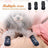 Anti-slip cotton dog socks pack of four with paw print, product image 2