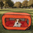 Foldable soft pet crate for small dogs, alternative angle view