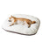 Soft fleece dog crate mat and sleeping pad in a crate, photo 4