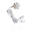 3.2L Pet Water Dispenser with Stainless Steel Faucet, Viewing Window and Filter