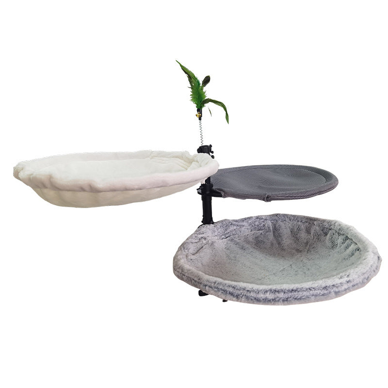 Desk mounted cat hammock with 40cm ring, photo 12 of 16