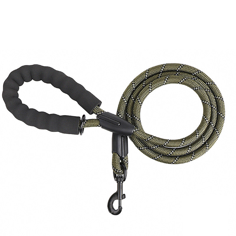 Reflective Nylon Rope Dog Lead for Safer Night Walks