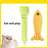 Cat Treat Squeeze Dispenser Tool for Snack Tubes and Pouches with Non-Stick Surface