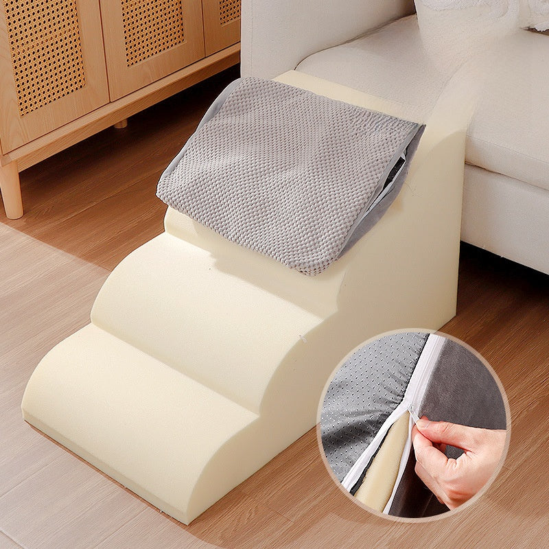 Foam pet stairs with washable cover, photo 2 of 12