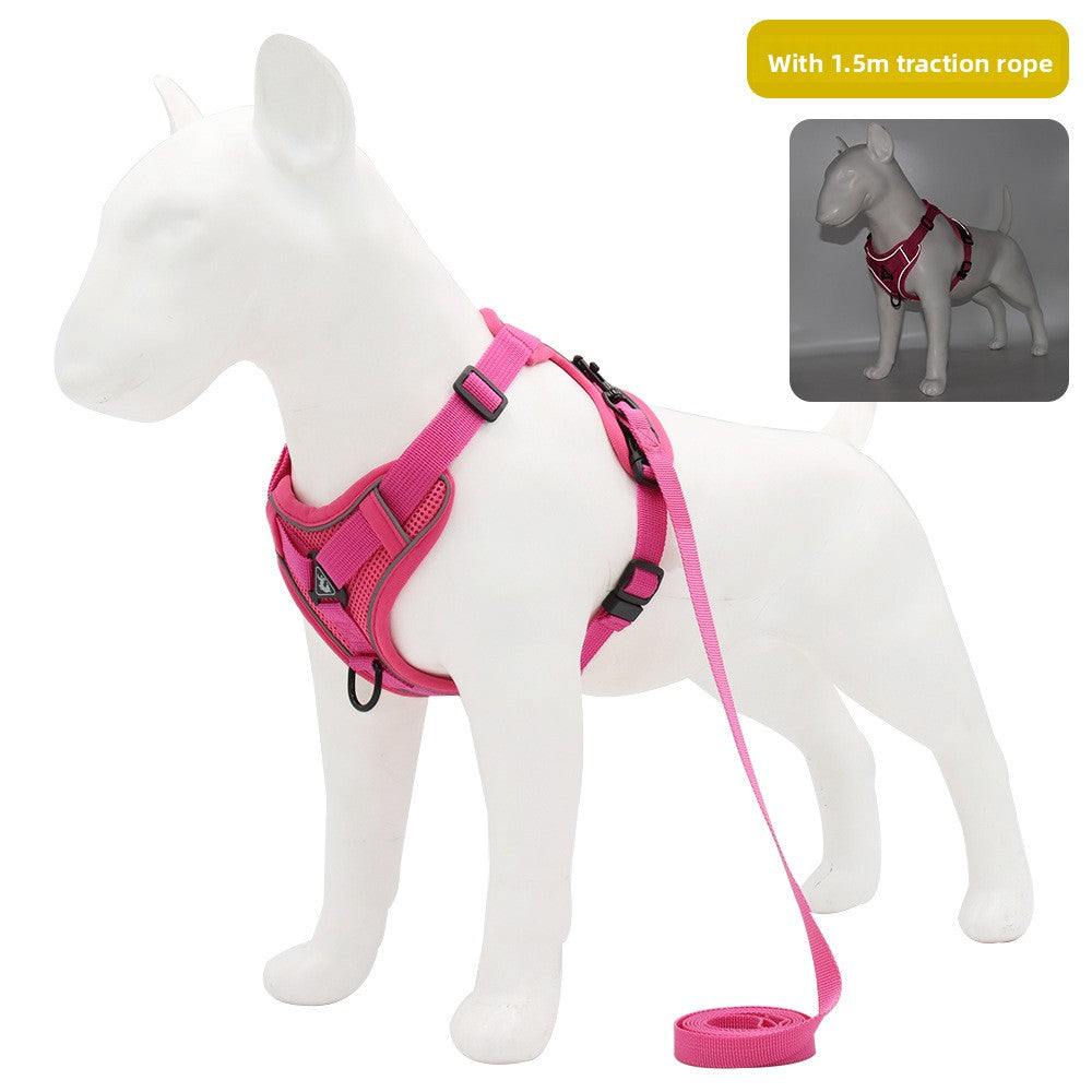 Breathable mesh vest harness for dogs and cats, available from Pet Royale UK