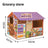 Themed corrugated cardboard cat scratch house and playhouse, view 9