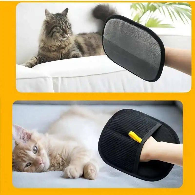 Pet Hair Removal Gloves, Electrostatic Mitt for Fur and Furniture