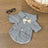 Striped polo collar dog shirt in summer polyester fabric, product image 12