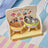 Raised pet bowl stand with anti-tip base, shown in 5 colours and styles