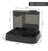 2-in-1 Gravity-Fed Pet Feeder and Water Dispenser Compatible with Standard Bowls