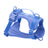 PVC dog harness lead and collar set in bright colours, 4 sizes available