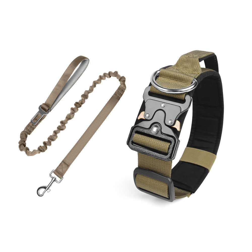 Tactical dog harness with front and back rings, ideal for everyday use