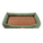 Waterproof 600D Oxford dog bed with summer mat, product detail photo