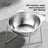 Stainless steel elevated pet bowl with stand - photo 2