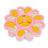 Dog puzzle slow feeder bowl in Lace, Pink