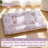 Thick plush pet sleeping mat with brown bear print, view 45