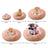 Light grey round deep sleep pet bed with soft plush, photo 2
