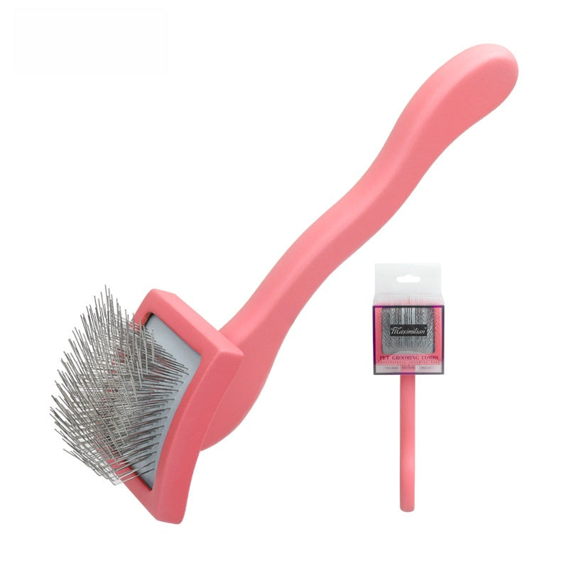 Wooden Handle Pet Grooming Comb for Dogs, Detangling Tool