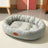 Oval pet nest bed for cats and dogs, second detail photo
