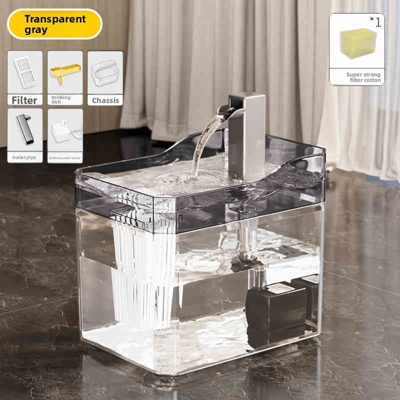 Automatic Pet Water Fountain with Quiet Pump